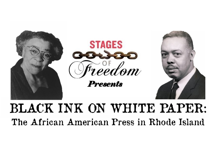 Black Ink on White Paper: The African American Press in Rhode Island Launch