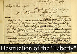 Destruction of the "Liberty: