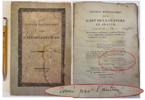 Historical Note on the Art of Engraving